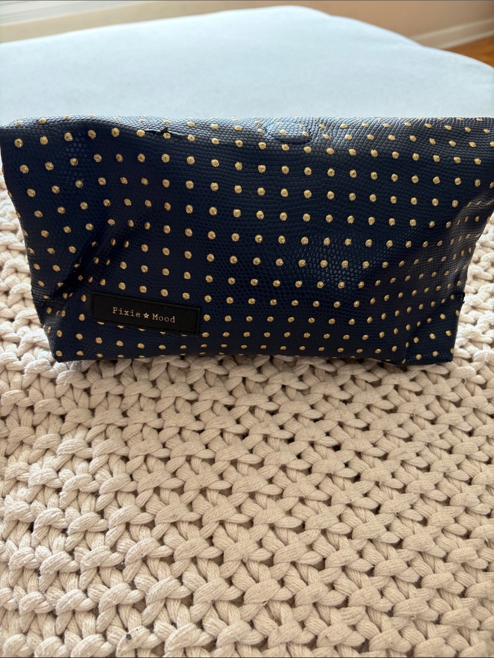 Pixie Mood Maria Rollover Clutch with Gold Dot Pattern - Picture 8 of 8